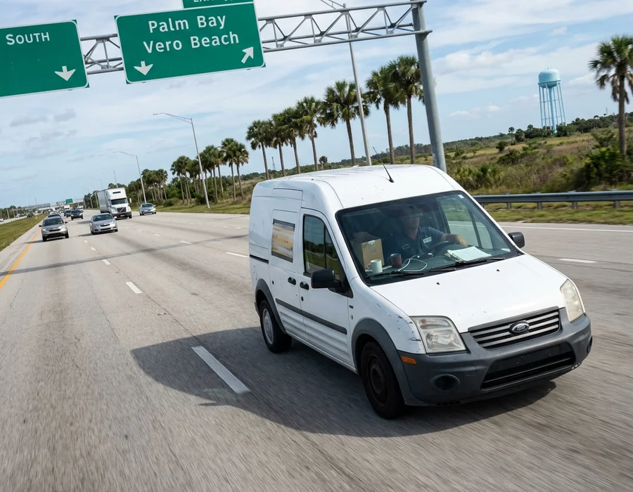 ClearShield mobile service van travelling the Southwest and Central Florida area we cover
